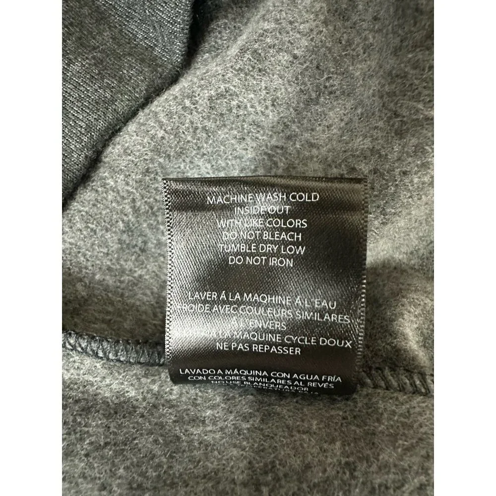 Disney Mens Size L Mickey Mouse Original Charcoal Heather Fleece Sweatshirt NEW - Picture 10 of 13